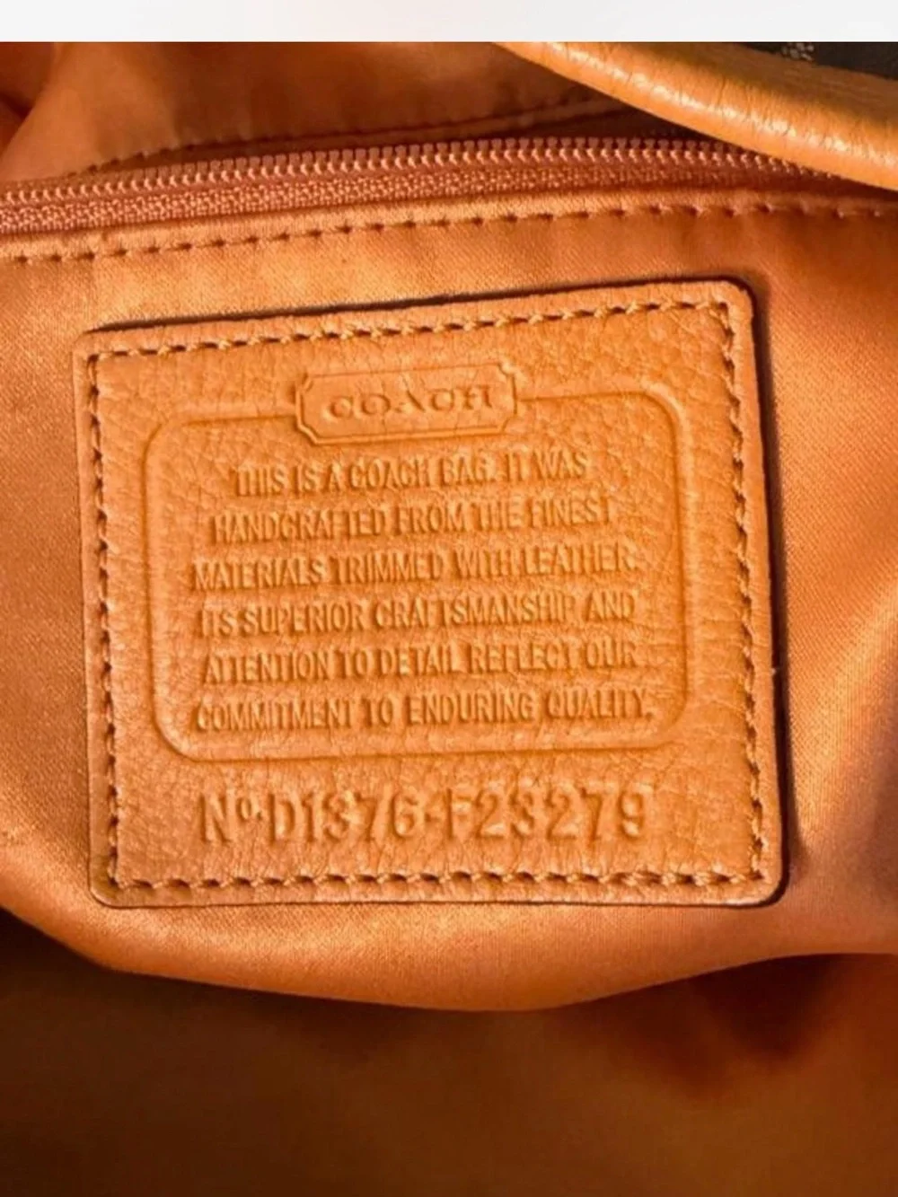 Coach Parker Signature Hobo Bag